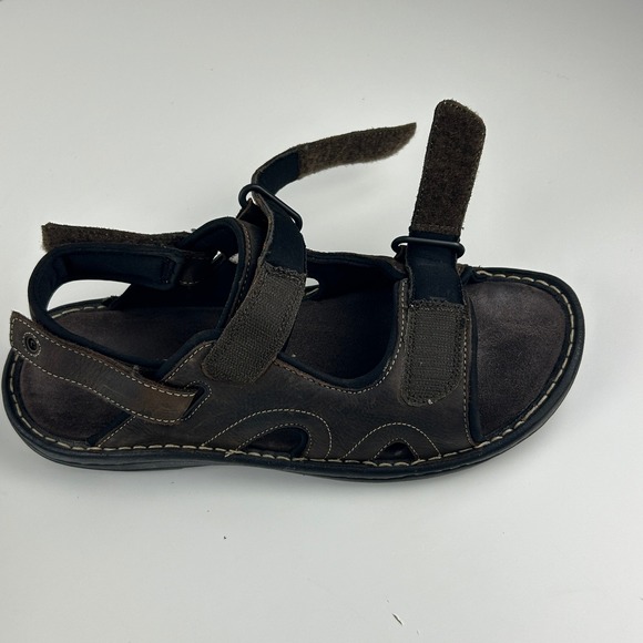 Rockport Mens Comfort Sport Sandals Size 12 Brown Adjustable Straps - Picture 9 of 12